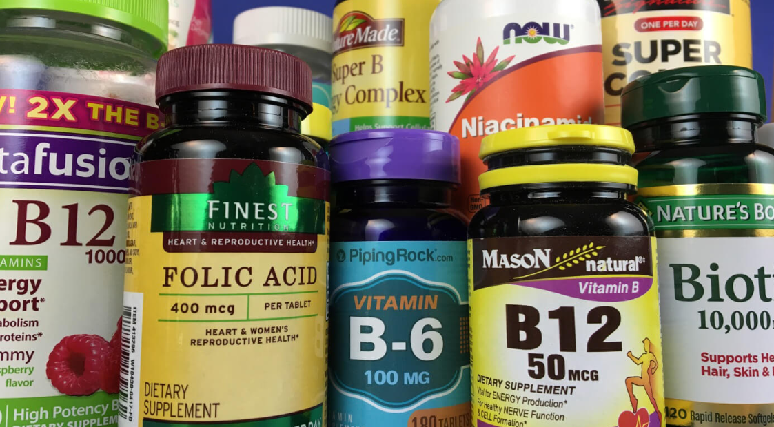 different kinds of bottled vitamins